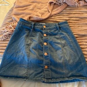 jean skirt